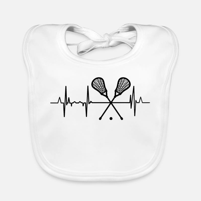 Lacrosse Heartline Organic Baby Bibs