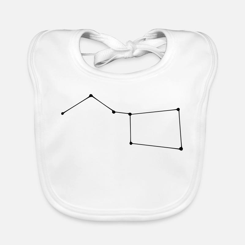 Constellation Big Dipper Organic Baby Bibs