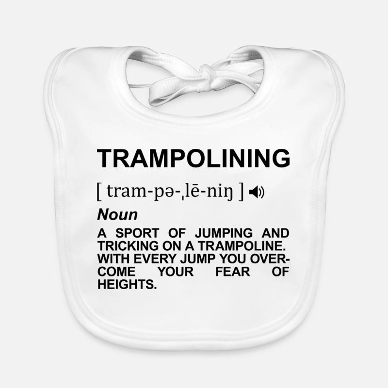 Dictionnaire Trampoline Jumping Bavoir bio Bébé