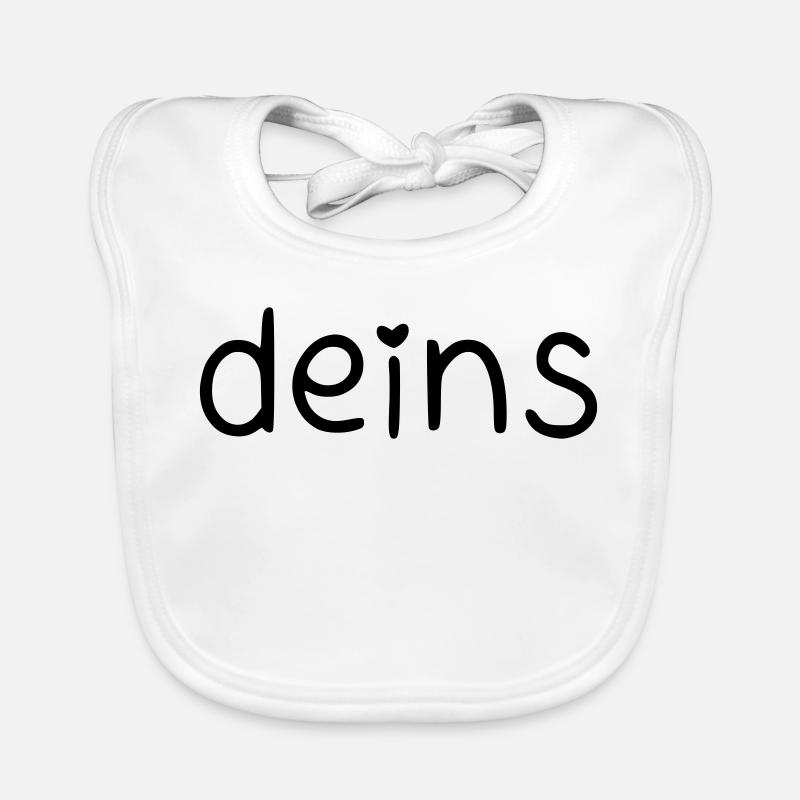 deins – mit Herz Baby Bio-Lätzchen