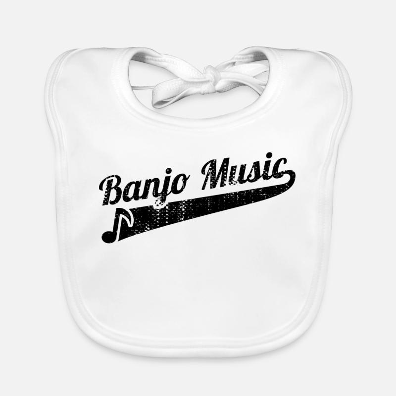 Banjo music Organic Baby Bibs