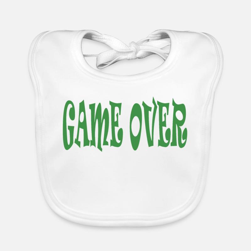Game Over Organic Baby Bibs
