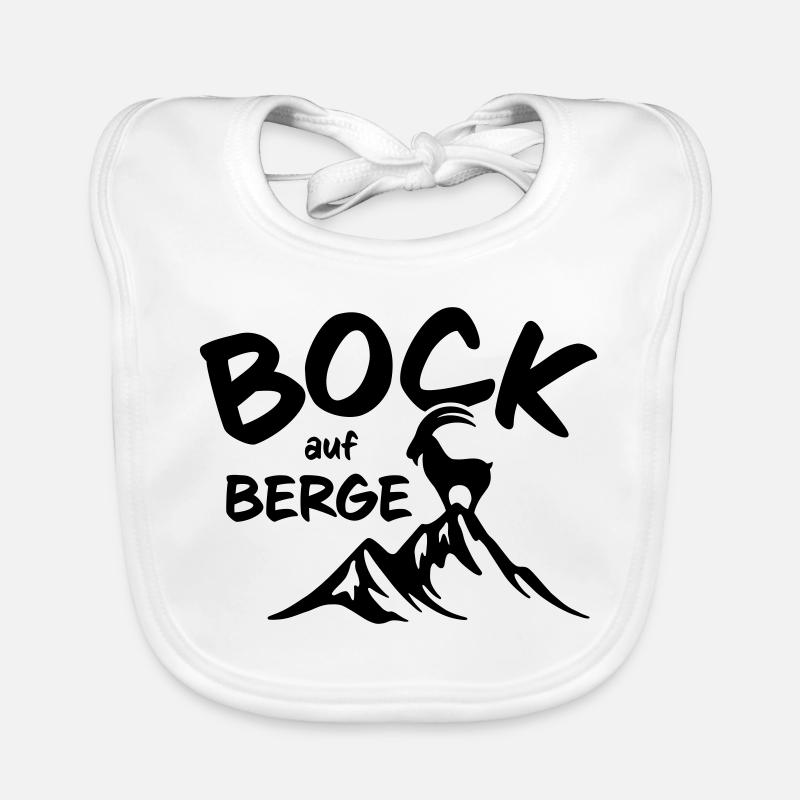Bock auf Berge Baby Bio-Lätzchen