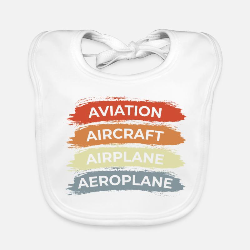 Aéronefs d’aviation Aéronefs Bavoir bio Bébé