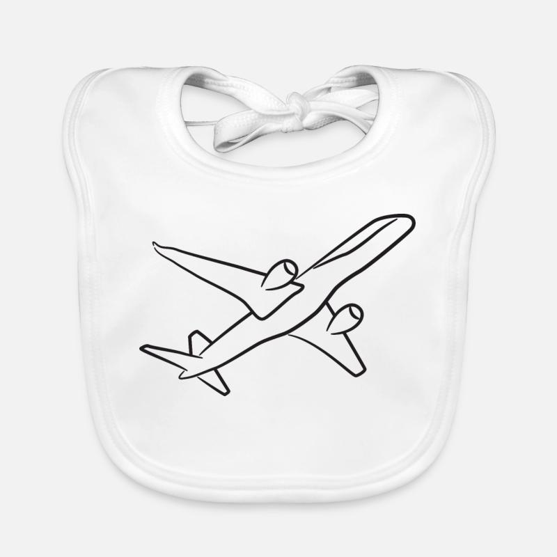 Avion Bavoir bio Bébé