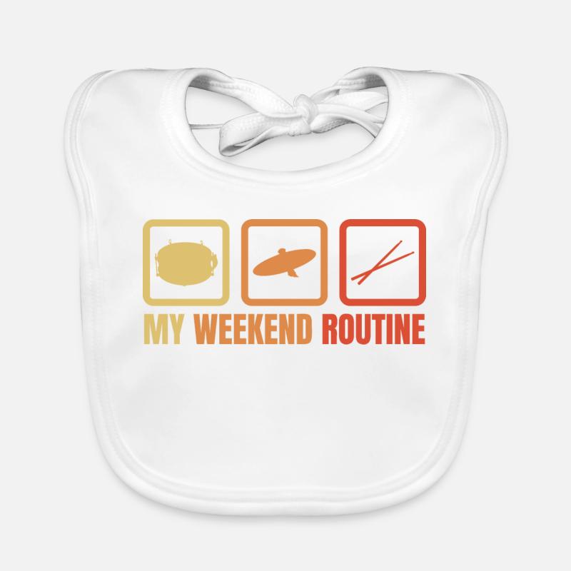 Meine Wochenendroutine Baby Bio-Lätzchen