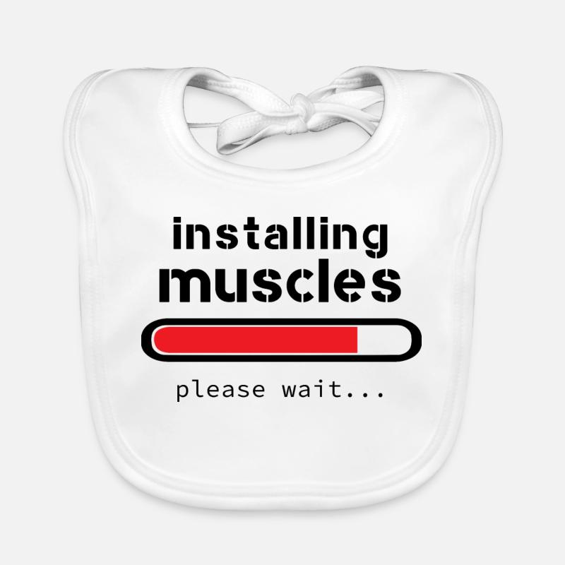 installing muscles Organic Baby Bibs
