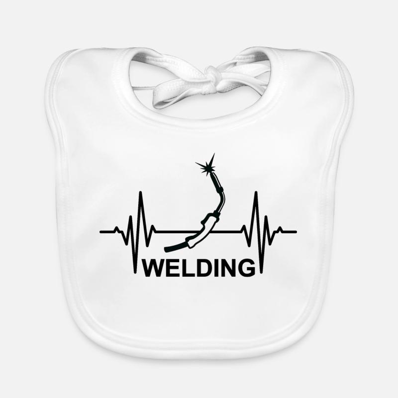 Welding, ECG, palpitations Organic Baby Bibs