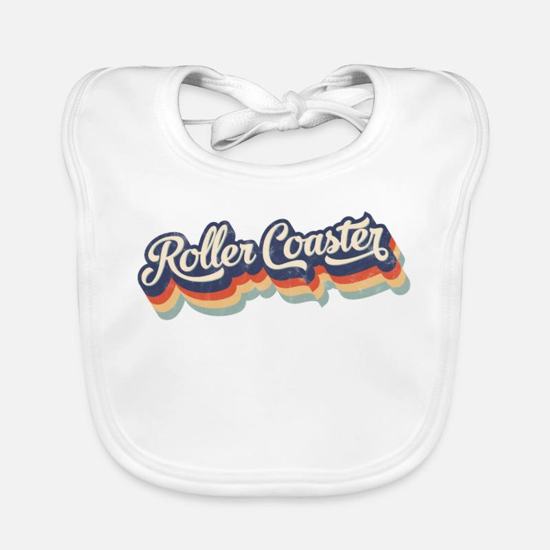 Roller Coaster Organic Baby Bibs