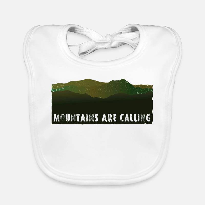 Mountains are Calling | Panorama Baby Bio-Lätzchen