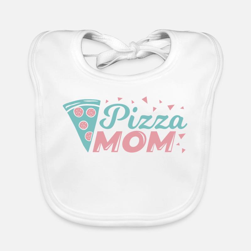 Pizza Mom Organic Baby Bibs
