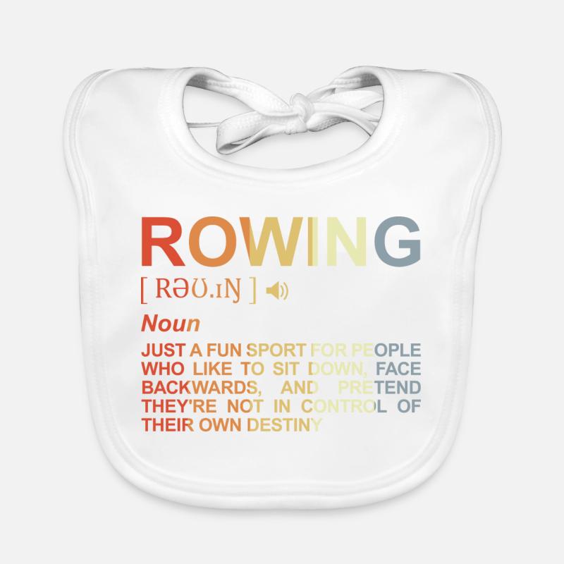 Rowing Term Organic Baby Bibs