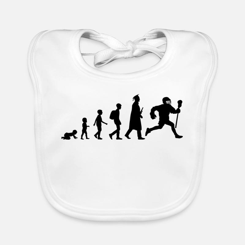 Lacrosse Player Development Organic Baby Bibs