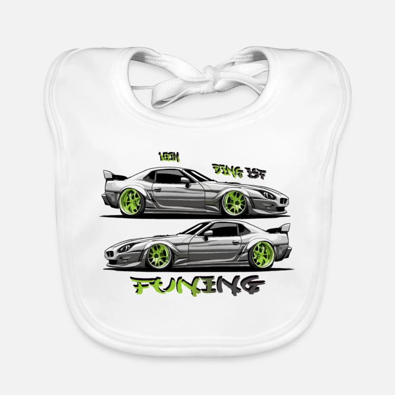 Mein Ding ist Tuning Baby Bio-Lätzchen