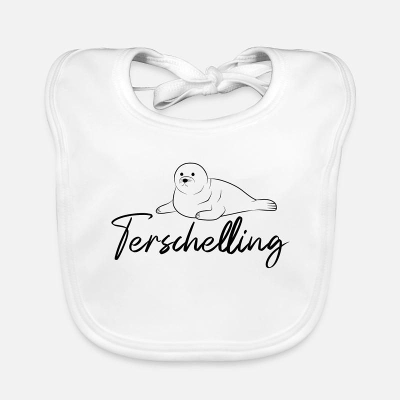 Sceau de Terschelling Bavoir bio Bébé