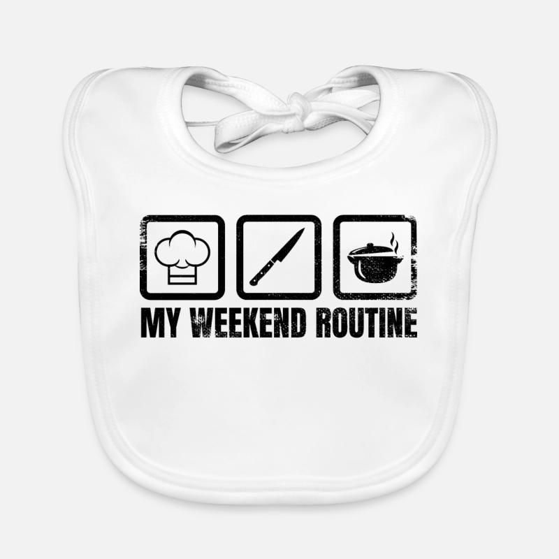 Ma routine du week-end Bavoir bio Bébé