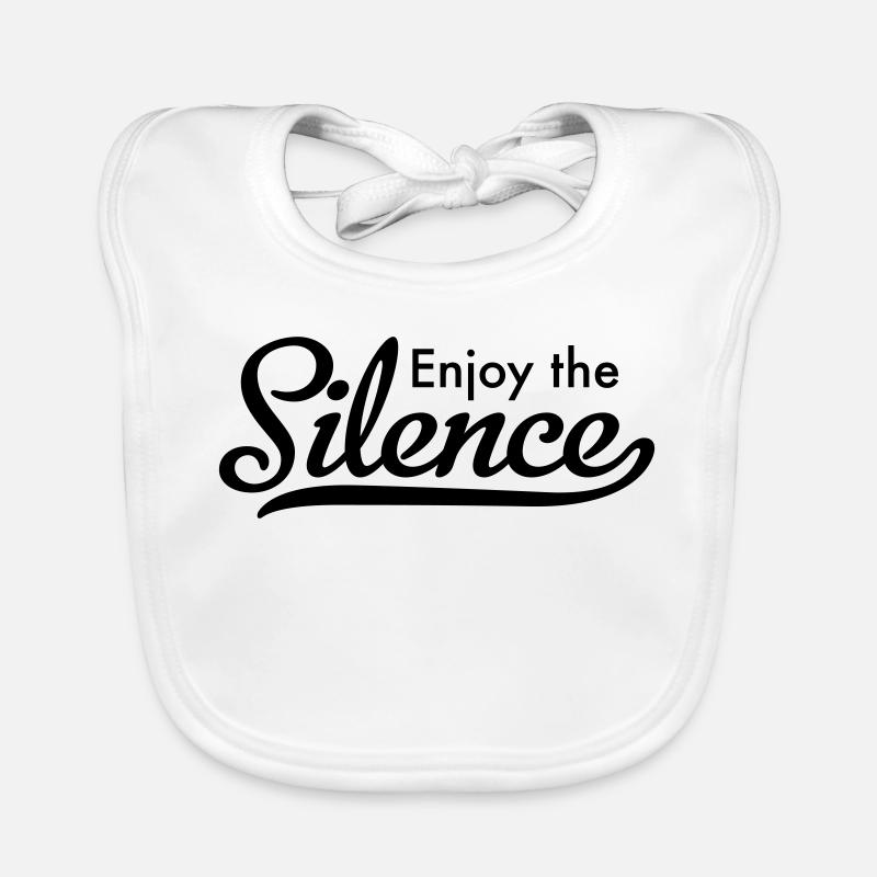 Enjoy the Silence Organic Baby Bibs