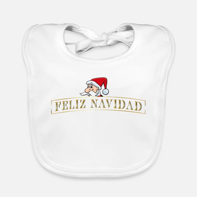 Feliz Navidad Baby Bio-Lätzchen