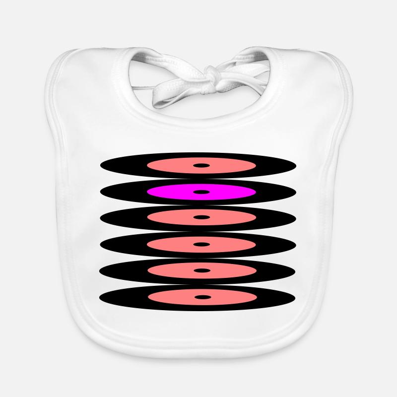 Schallplatten Baby Bio-Lätzchen