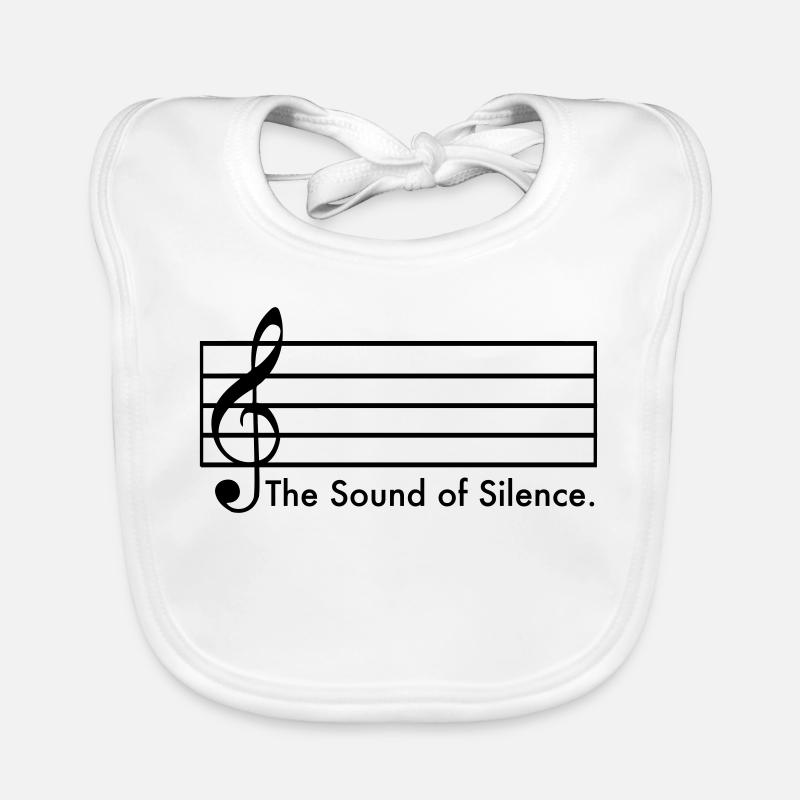 Le son du silence Bavoir bio Bébé