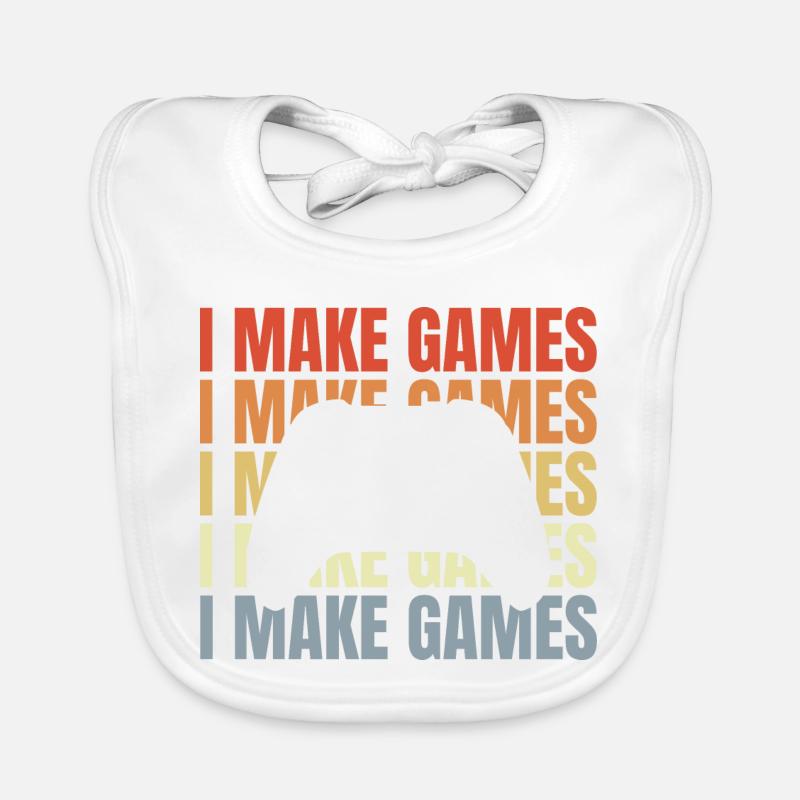 Game Developer Saying Organic Baby Bibs