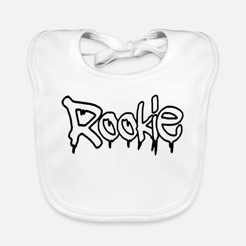 Conception de texte de recrue de style graffiti Bavoir bio Bébé