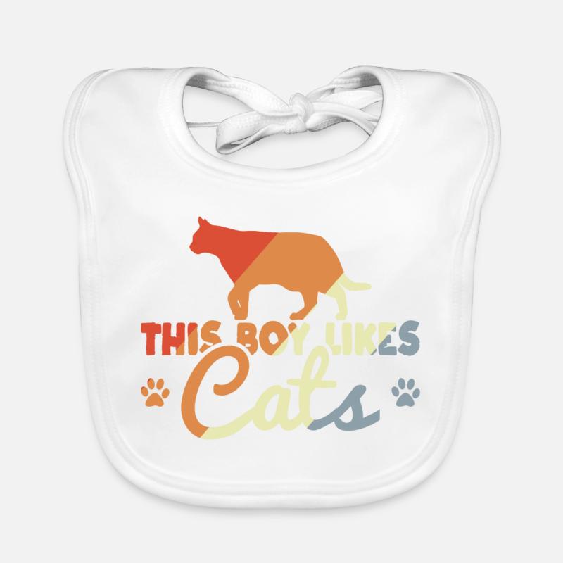 Chaton Bavoir bio Bébé