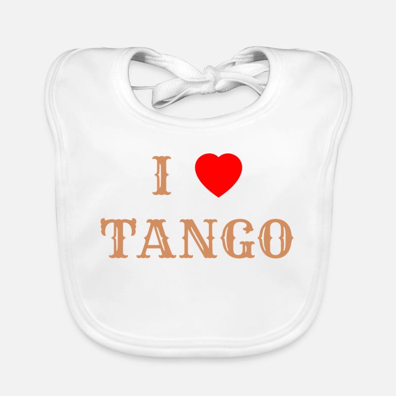 J’aime le tango - Vintage Bavoir bio Bébé
