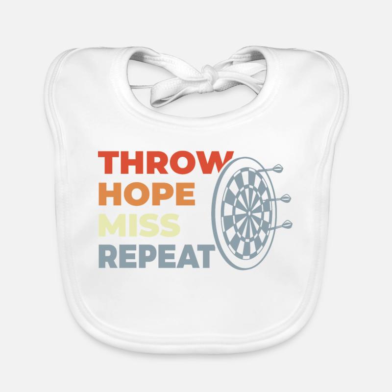 Throw Hope Miss Repeat Organic Baby Bibs
