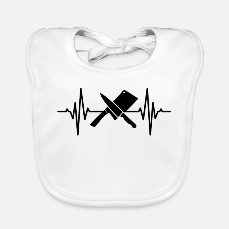 Cleaver heart palpitations Organic Baby Bibs