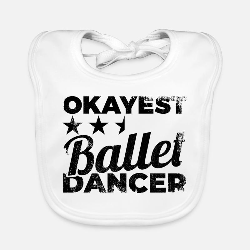 Average ballet dancer Organic Baby Bibs