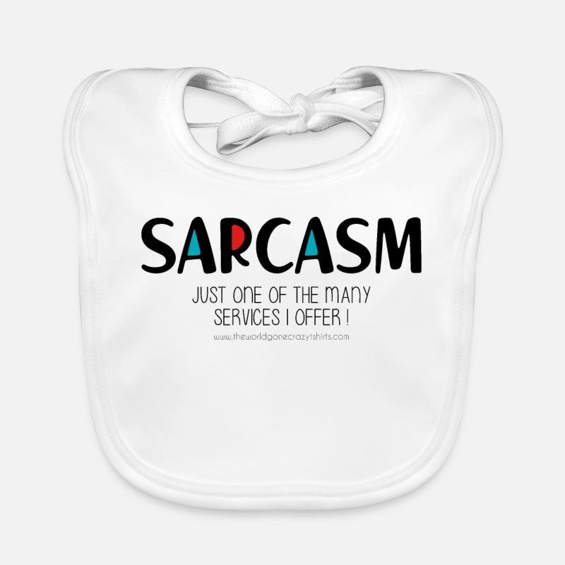 Sarkasmus Baby Bio-Lätzchen