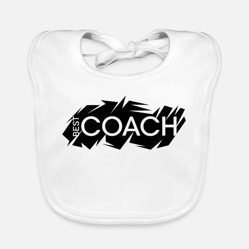 best coach logo trainer symbol mannschaft verein Baby Bio-Lätzchen