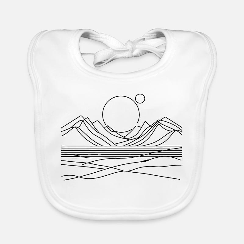 Lever du soleil Bavoir bio Bébé