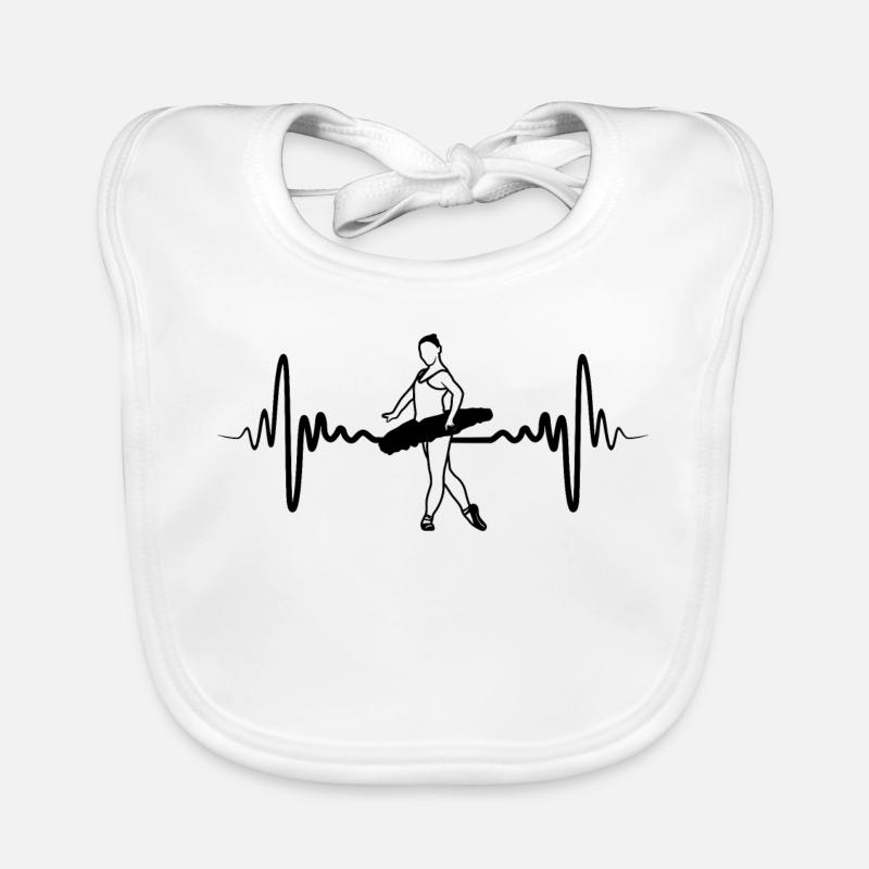 Ballettmädchen Baby Bio-Lätzchen