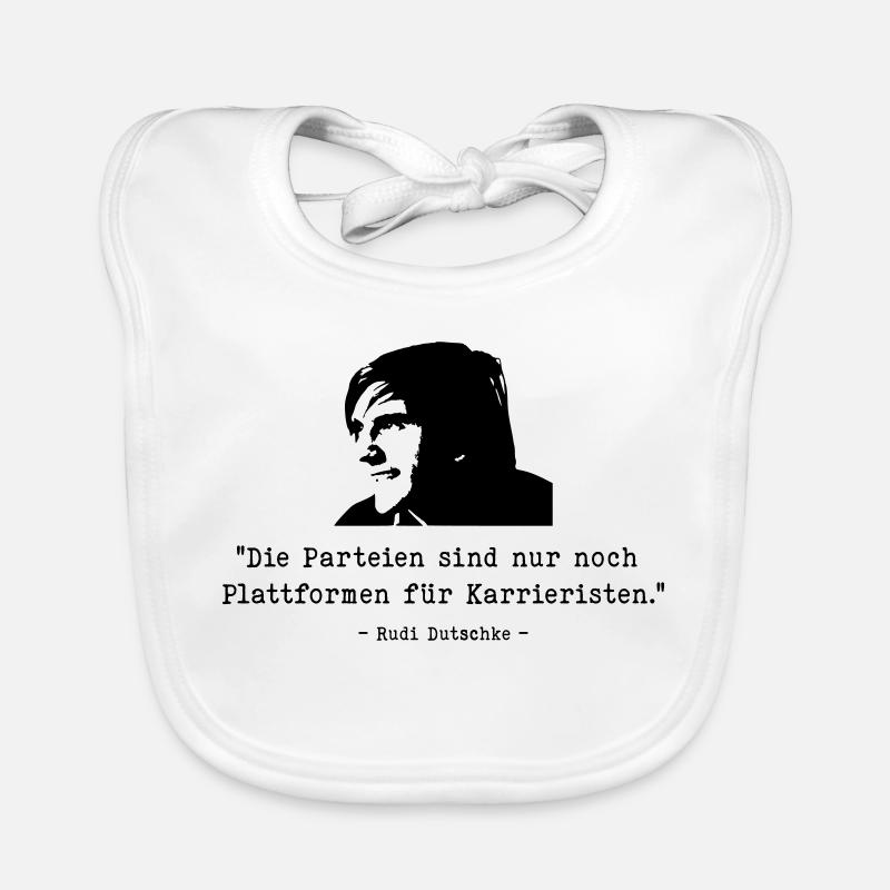Dutschke Parteien Baby Bio-Lätzchen