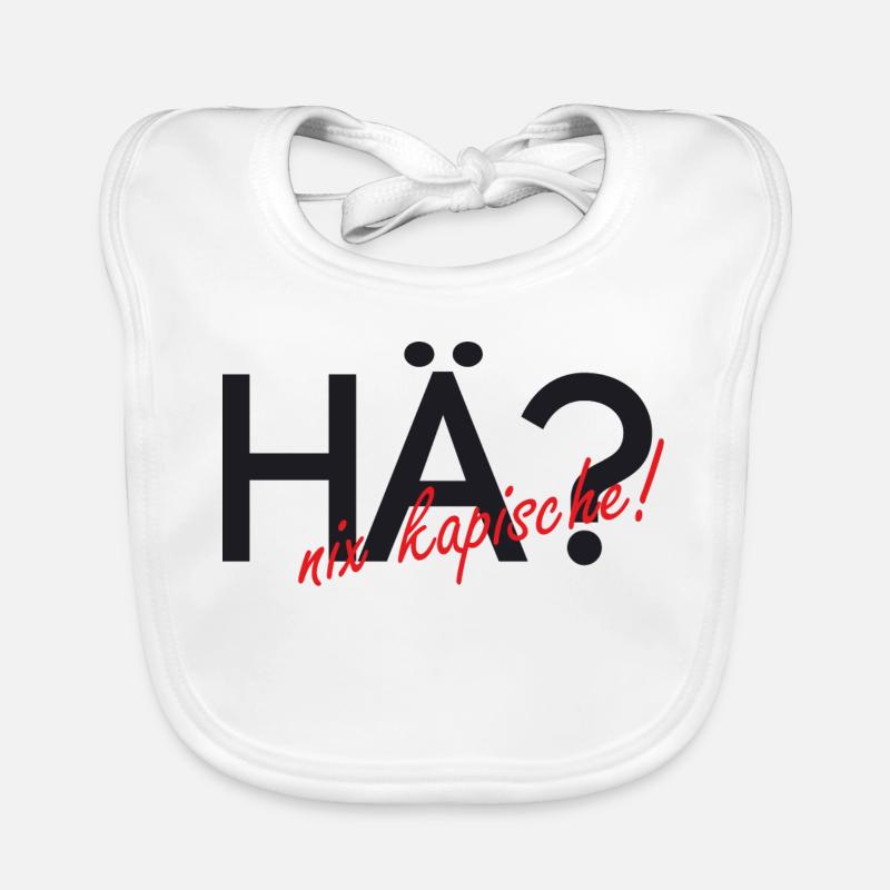 Heu, rien de capuchon ! Bavoir bio Bébé