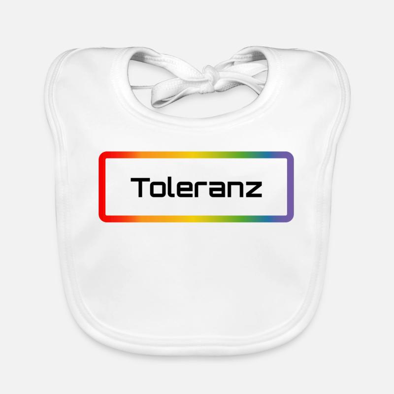Regenbogen Toleranz Baby Bio-Lätzchen