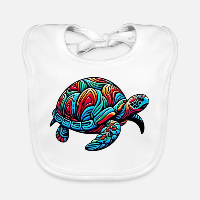 Sea turtle Organic Baby Bibs