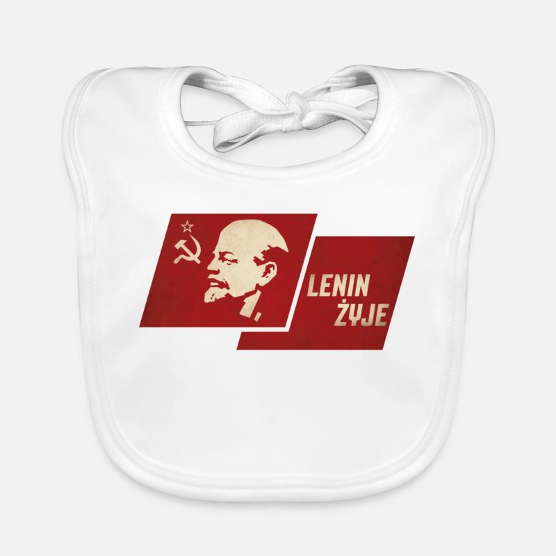 Lenin is alive Organic Baby Bibs