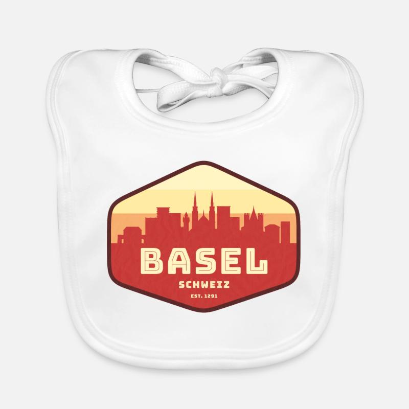 Bâle, Suisse Bavoir bio Bébé