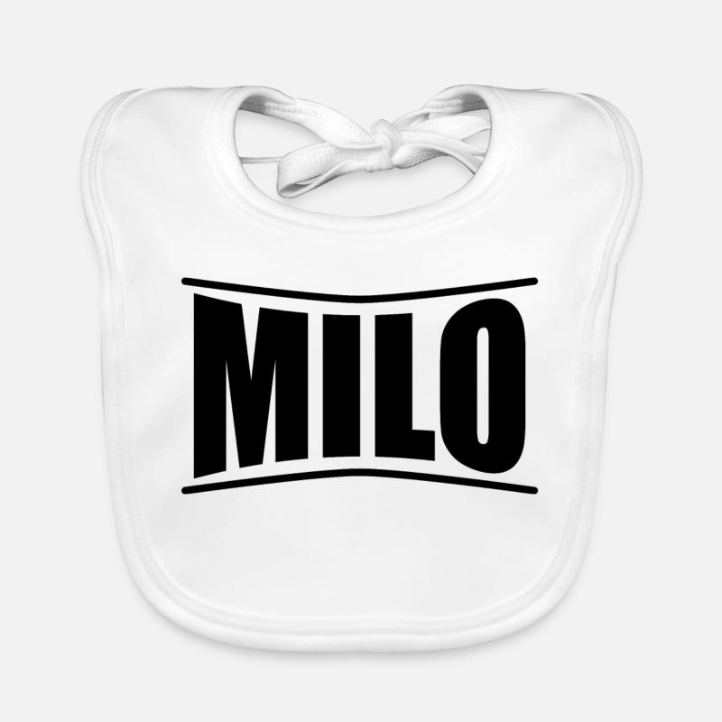 Milo t-shirt gift idea t-shirt Organic Baby Bibs