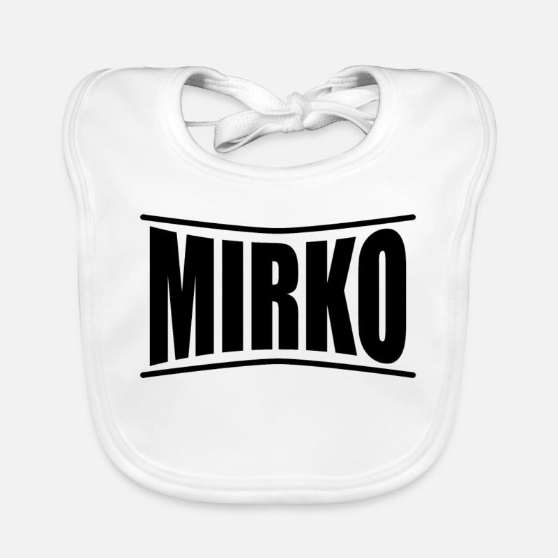 T-Shirt Mirko T-Shirt Geschenkidee Baby Bio-Lätzchen