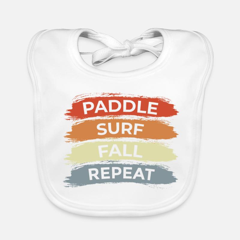 Dicton de surf Bavoir bio Bébé