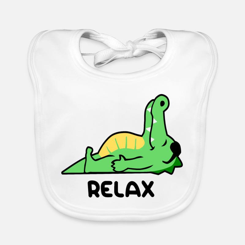 Crocodile relax Bavoir bio Bébé