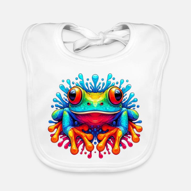 Frog Organic Baby Bibs