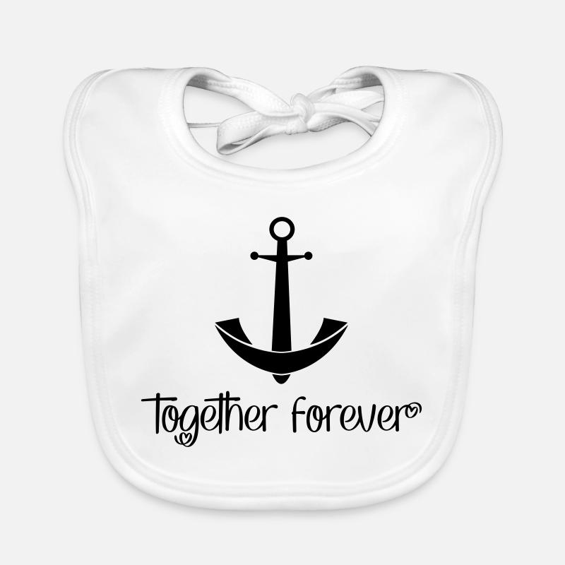 Together Forever Organic Baby Bibs