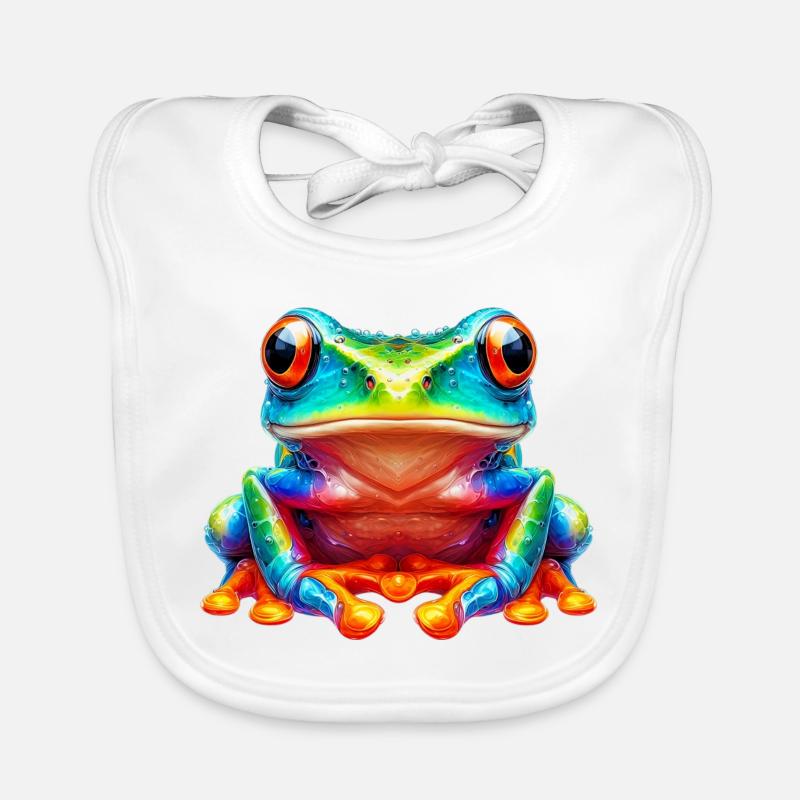 Frog Organic Baby Bibs