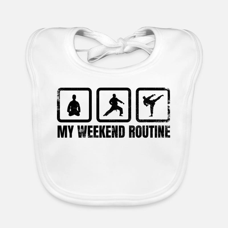 Meine Wochenendroutine Baby Bio-Lätzchen