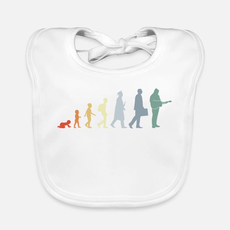 Guitarist Evolution Organic Baby Bibs